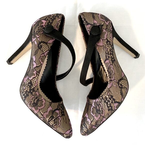 NWOT Madison by Shoe Dazzle Devany Lace Pumps - Picture 1 of 6